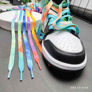 Durable Multicolored Gradient <b>Shoelaces</b> Hot Seller for Stylish Sneakers Wholesale - Product Image 2