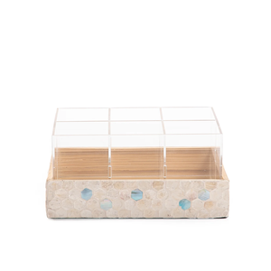 Boîte en acrylique de grande qualité à prix raisonnable avec couvercle pour le rangement des pinceaux de maquillage, organiseur de cosmétiques, étui avec couvercle - Product Image 1