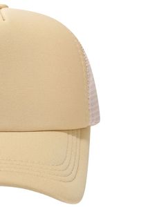 Gorra de Béisbol Trucker Beige Personalizada, con Malla Transpirable en la Parte Trasera, Ajustable con Broche, Lisa, con Logotipo Personalizado, para Verano, Casual, para Exteriores - Product Image 3