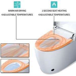 WC Intelligente Monoblocco con Bidet Integrato, Sensore a Pedale per Scarico e Sedile Riscaldato, Telecomando Multifunzione - Product Image 4