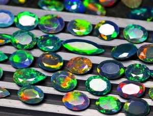 Lot de pierres précieuses d'opale noire éthiopienne naturelle à facettes, pierres brutes pour la fabrication de bijoux, fournisseur en gros, exportation mondiale B2B - Product Image 5