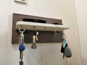 Porta Llaves de Madera Premium para Decoración del Hogar/Oficina, Porta Llaves para Decoración de Pared - Product Image 4