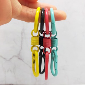 พวงกุญแจโลหะ คาราบิเนอร์ ห่วงพวงกุญแจ ชุบเคลือบด้าน DIY ใช้ได้ทุกวัน สำหรับอายุ 14 ปีขึ้นไป - Product Image 4