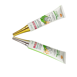 Tubo de Crema para Ojos de PE Directo de Fábrica D19/22/25 con Tapa de Rosca Plateada/Dorada, Logotipo Personalizado, Excelente Calidad, Precio Atractivo, Superficie Brillante - Product Image 1
