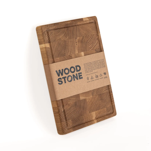 เขียงไม้เนื้อแข็งหนาป้องกันการเกิดโรคราน้ำค้างเขียงสองด้านสำหรับใช้ในครัวพร้อมขาตั้ง - Product Image 1