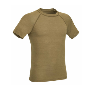 Regular Fit Men's <b>Merino</b> <b>Wool</b> <b>T</b>-<b>Shirt</b> Soft Warm Outerwear Casual Sportswear Lightweight Cumbre Sports Customizable - Product Image 3