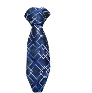 Gris foncé Dot rayé cravate poche carré bouton de manchette ensemble 100% soie homme accessoires de mariage à la mode livraison directe pour les vacances - Product Image 1