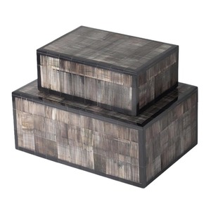 Handcrafted Bone Inlay Jewelry Organizer Box <b>for</b> <b>Dressing</b> <b>Table</b> and Bedroom <b>Storage</b> - Product Image 2