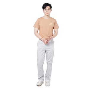 Conjunto de Uniforme Promocional Unisex, Camisa Polo de Poliéster Tejido y Delantal Personalizable, Ropa de Trabajo para Cafetería, Restaurante y Servicio - Product Image 5