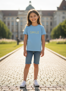 เสื้อยืดเด็กทำจากผ้าฝ้าย 100% ระบายอากาศได้ดี แขนสั้น ขายออนไลน์ ราคาถูก - Product Image 5