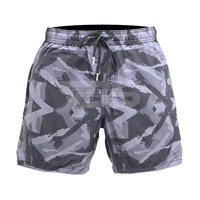 Shorts de sport pour hommes à séchage rapide, imprimés camouflage, avec cordon de serrage à la taille, coupe élastique, décontractés, pour la salle de sport, la course à pied et les activités de plein air