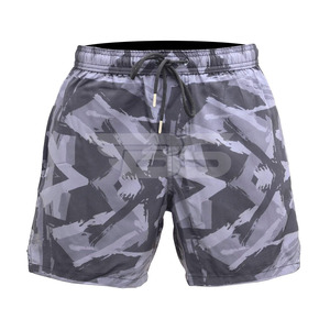 <b>Men</b> Quick Dry Printed Camouflage Board Shorts Drawstring Waist Elastic Fit Casual Sport Short <b>Pants</b> <b>for</b> Gym <b>Running</b> Outdoor - Product Image 1