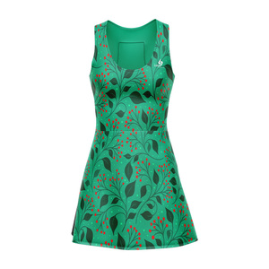 Uniforme de Tenis Personalizado con Logotipo del Equipo y Nombre Impresos Digitalmente, para Mujer, sin Mangas, 100% Poliéster, Malla Transpirable, Corte Ajustado, Secado Rápido - Product Image 4