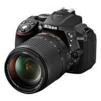 Appareil photo numérique Nikon D5300 d'occasion avec objectif 18-55 mm, kit 24,2 MP, vidéo 1080p, écran LCD inclinable pour vlogging