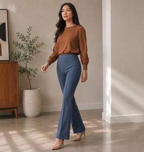 Premium Quality Long Pants Elastic Waist Solid Color Wholesale Casual Pants Fashion Women Girls Spring <b>Summer</b> <b>Trouser</b> - Product Image 1