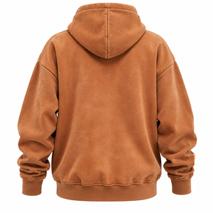 Wholesale <b>Oversized</b> Blank High Quality Top Custom Logo <b>Fleece</b>-lined <b>Hoodies</b> for <b>Men</b> - Product Image 4