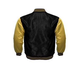 Chaqueta Universitaria de Béisbol de Satén Transpirable con Logotipo Personalizado, Estilo Universitario, Talla Grande, Chaqueta Universitaria Completa con Letras - Product Image 5