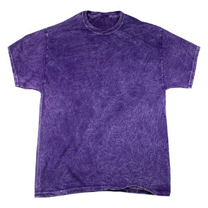 เสื้อยืดผู้ชายสไตล์วินเทจ ผ้าฝ้าย 100% ล้างสีแบบแอซิดวอช รับสกรีนโลโก้ - Product Image 6
