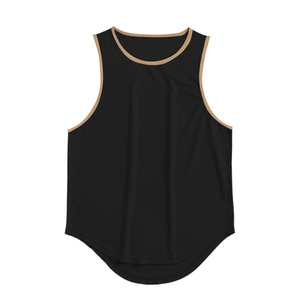 เสื้อกล้ามผู้ชายแบบสปอร์ต แห้งเร็ว ระบายอากาศดี เป็นมิตรกับสิ่งแวดล้อม ทรงหลวม พิมพ์ลายโลโก้ด้านหน้า เหมาะสำหรับวิ่ง บาสเก็ตบอล และการฝึกซ้อมในช่วงฤดูร้อน - Product Image 1