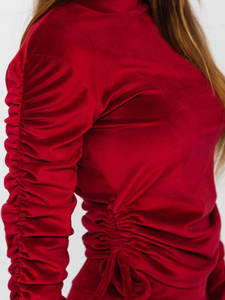 Conjuntos Deportivos de Terciopelo al por Mayor para Mujer, Conjuntos Casuales de Dos Piezas, Chaqueta de Manga Larga y Pantalones, Conjuntos de 2 Piezas, Chándal de Terciopelo para Mujer - Product Image 4