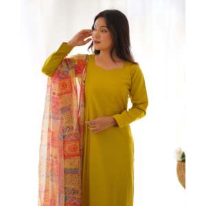 Top à imprimé floral de créateur et tenue de soirée Dupatta Taille XS - Product Image 3
