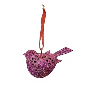 Christmas Hanging Metal Star Ornament <b>Blue</b> <b>Glitter</b> Decoration for Tree Home Party Holiday Decor Gift Piece Hanging Pendant - Product Image 3