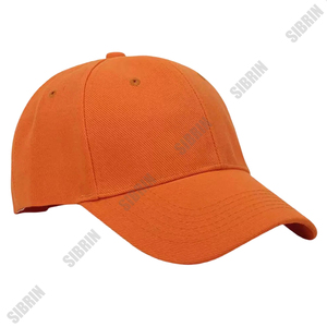 Casquette de baseball personnalisée SIBRIN à 6 panneaux, rose vif, visière incurvée, pour sports motorisés, skateboard, streetwear, décontractée, sportive, casquettes P - Product Image 4
