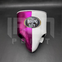 Protège-guêtres personnalisables de haute qualité « No Boxing No Life » en cuir de vachette de première qualité avec lacets pour l'entraînement de boxe et arts martiaux