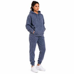 Women's <b>Oversized</b> Tracksuit Matching Set Custom Logo Hoodie <b>Joggers</b> Casual Outfit Activewear Everyday Wear 2026 - Product Image 4