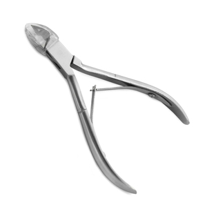 Chiropody <b>Cuticle</b> Nipper Silver 10cm Nail <b>Trimmer</b> Podiatry Nail Care Instruments Stainless Steel - Product Image 3