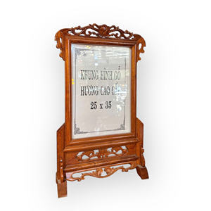 The picture <b>frame</b> is made of fragrant wood, with a simple design and dimensions of 25x35 cm. - Product Image 4