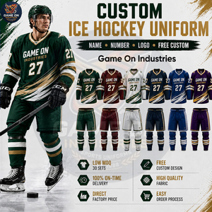 Wholesale Rate OEM ODM Service Factory Direct Full Sublimated Ice Hockey Jersey and Pants Team Wear Custom Ice Hockey Uniform - Product Image 4