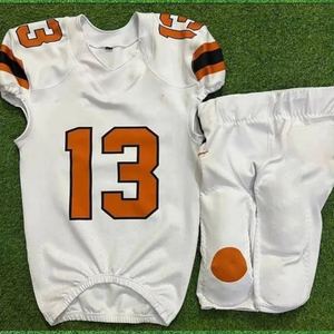 Uniforme de Fútbol Americano Personalizado para Equipos Juveniles, Venta al por Mayor, Sublimación, Uniforme de Fútbol Americano con Tela Tackle Twill, Conjunto de Jersey de Práctica - Product Image 3