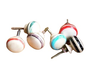 Kak — poignée de porte de meuble en résine, multicolore, pour tiroir, armoire de placard de cuisine, nouvelle collection - Product Image 1