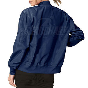 Blouson bomber classique, blouson bomber décontracté, construction durable avec finition soignée et allure moderne - Product Image 2