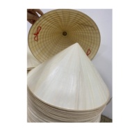 Chapeaux de paille asiatiques-Chapeau conique en bambou paysan avec doublure pour la décoration de la maison de mariage de fête unisexe