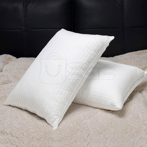 Oreiller moderne pour le cou, garni de coton biologique et de duvet, personnalisable, coussin de lit de haute qualité - Product Image 6