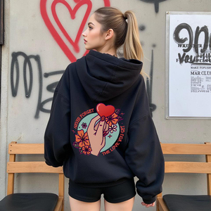 Sudadera con capucha y cremallera para hombre y mujer, 300 GSM, suave, de manga larga, para deportes, descanso, exterior, cálida, informal - Product Image 2