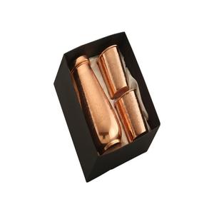Copper Water <b>Bottle</b> With Hammered Band Portable Travel Thermos <b>Vintage</b> Design - Product Image 5