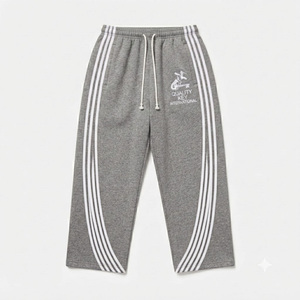 Pantalon de survêtement camouflage streetwear avec logo personnalisé pour hommes, vente en gros, pantalon de sport en molleton, pantalon cargo pour hommes printemps-automne - Product Image 3