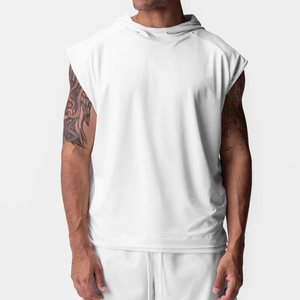 Débardeurs de sport imprimés pour hommes, sans manches, coupe athlétique, faible MOQ, vente en gros, tissu doux et respirant, perlage professionnel - Product Image 1