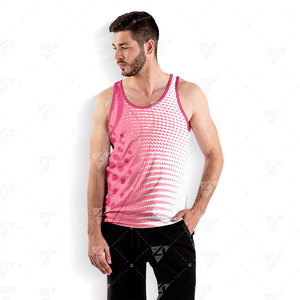 Men's Casual Sports <b>Workout</b> <b>Tank</b> <b>Top</b> O-Neck Knitted Quick Dry Breathable 100% Polyester Lightweight Summer Gym Fitness Seamless - Product Image 6