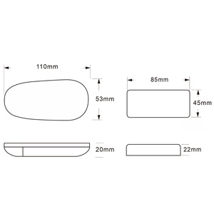 Đèn dải LED Milight Fut025 <span class=keywords><strong>RGB</strong></span> RGBW 2.4Ghz điều khiển từ xa cảm ứng <span class=keywords><strong>RF</strong></span>, 16 triệu màu để lựa chọn, bộ điều khiển LED cảm ứng RGBW <span class=keywords><strong>RGB</strong></span> - Product Image 5