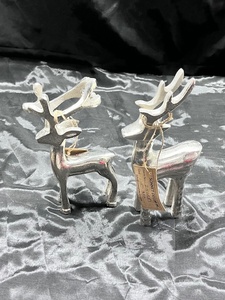 Sonnet Decor <b>Silver</b> Bow Handmade Aluminum <b>Candlestick</b> Holder Set for Christmas Home Decoration Durable Design - Product Image 2