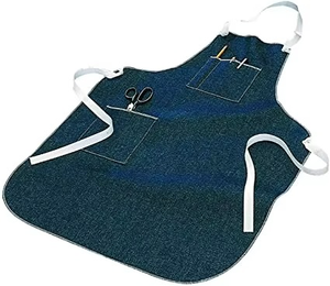 ผ้ากันเปื้อนเดนิมพรีเมียม ปรับแต่งได้ตามต้องการ ทนทาน เหมาะสำหรับงานหนัก มีกระเป๋า สายปรับได้ ใช้ได้กับเชฟมืออาชีพ บาริสต้า และงานในโรงงาน - Product Image 6