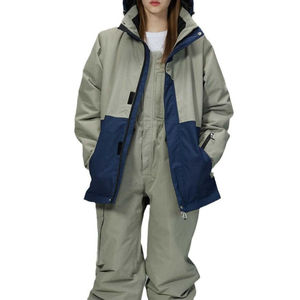 Plus Size Custom Women's Ski Suit Waterproof Windproof 2 Piece Ski Suit Breathable Thickened Snowboard Outerwear Ski Suit - Product Image 4