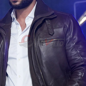 Fall Winter <b>Men</b> <b>Leather</b> <b>Jacket</b> Best Quality <b>Men</b> <b>Leather</b> <b>Jacket</b> Genuine <b>Leather</b> <b>Men</b> Winter <b>Jacket</b> - Product Image 2