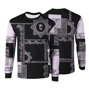 Long Sleeve T Shirts New Fashion Custom Sublimation Print Men Fishing Shirt Customized Logo Printing - Product Image 1