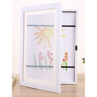 Marcos de Fotos para Niños, Duraderos, Modernos, Rectangulares, de MDF + PS, Verticales, para Mesa