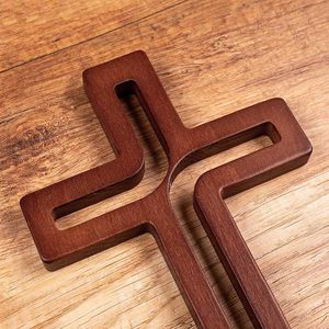 Cruz de Madera Natural de Bajo Costo Hecha a Mano para Decoración de Pared y Uso en Oración Espiritual por M/S SHAAD HANDICRAFTS - Product Image 2